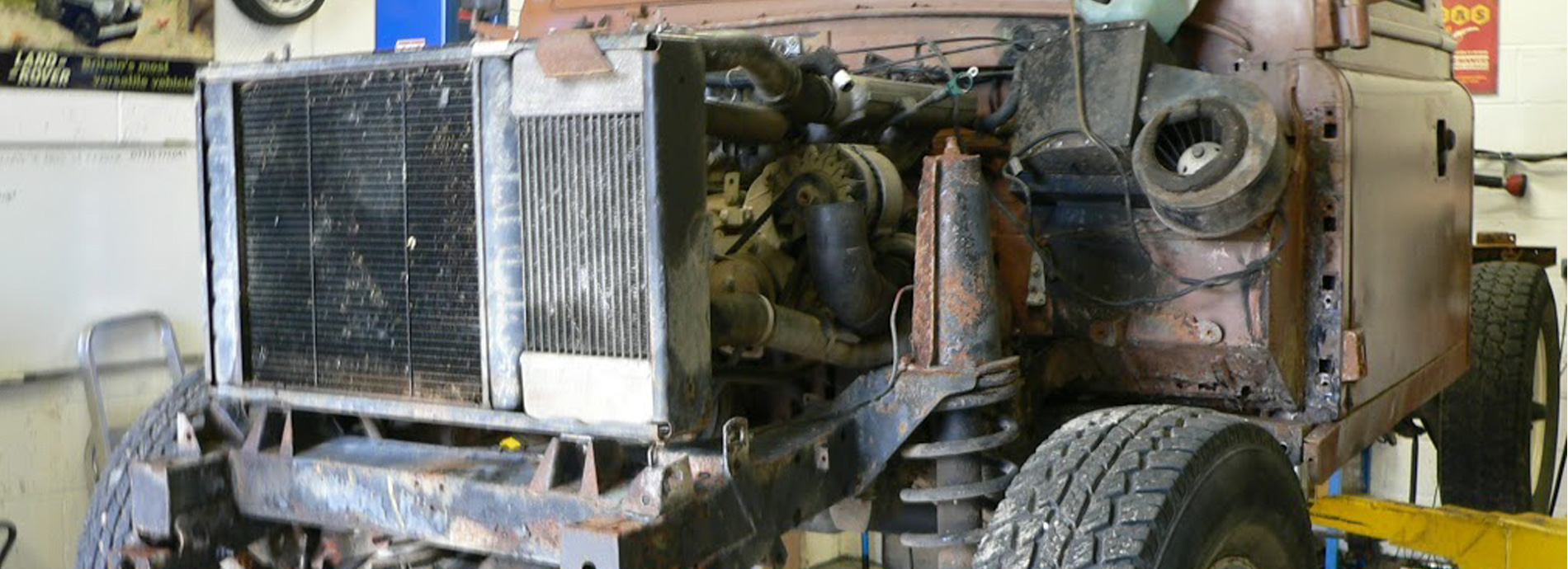 Restoring an old landrover